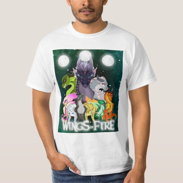 Camiseta Alas del anime de fuego (Anverso)