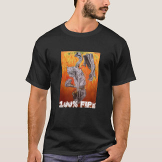 Camiseta alas del fuego, FUEGO del 100%