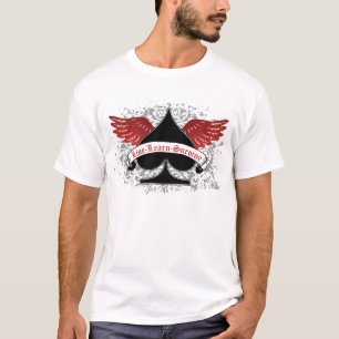 Camiseta Alas del rojo de la espada del póker