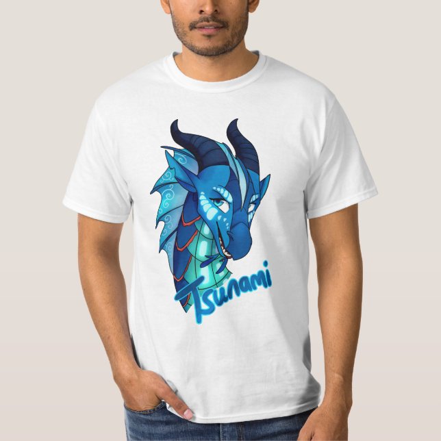 Camiseta Alas Del tsunami De Fuego (Anverso)