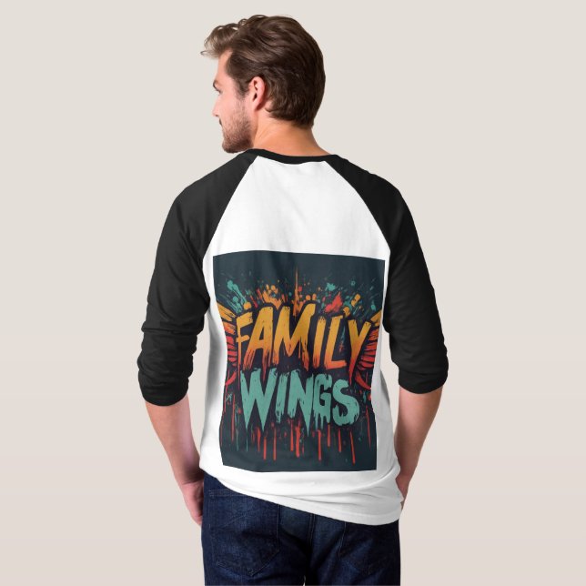 Camiseta Alas familiares (Reverso completo)