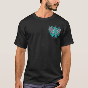 Camiseta Alas frescas del cáncer ovárico