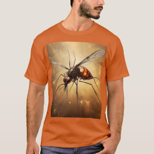 Camiseta Alas intrincadas: El arte fractal de mosquitos