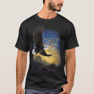 Camiseta Alas mientras las Águilas Isaías 4031 montan una B