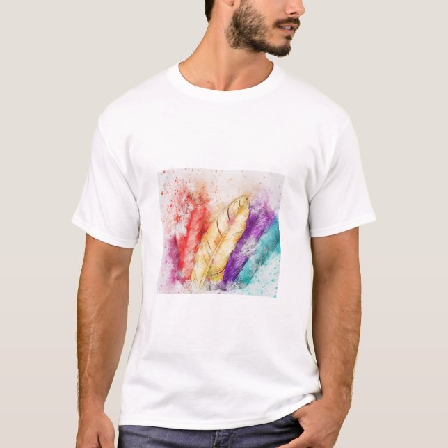 CAMISETA ALAS MULTICOLOR TSHIRT (Anverso)