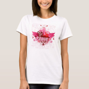 Camiseta Alas rosadas - Faith.Hope.Love