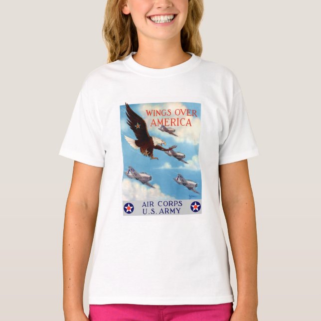 Camiseta Alas sobre América -- Cuerpo de aire (Anverso)