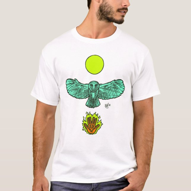 Camiseta Alas verdes (Anverso)