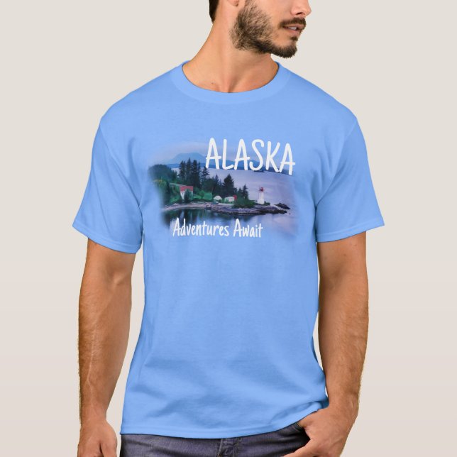 Camiseta Alaska Adventure Awaits (Anverso)