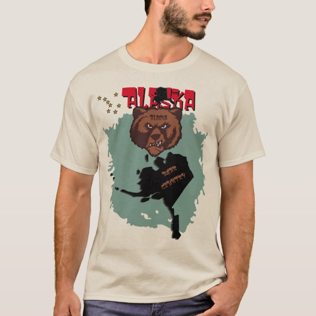 Camiseta Alaska Bear Country (Anverso)