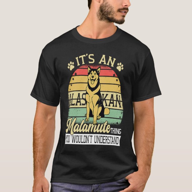 Camiseta Alaska Breed Its A Dog Thing Adorable Giant Alaska (Anverso)