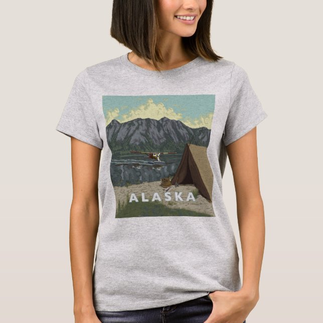 Camiseta Alaska Bush Plane Souvenirs (Anverso)