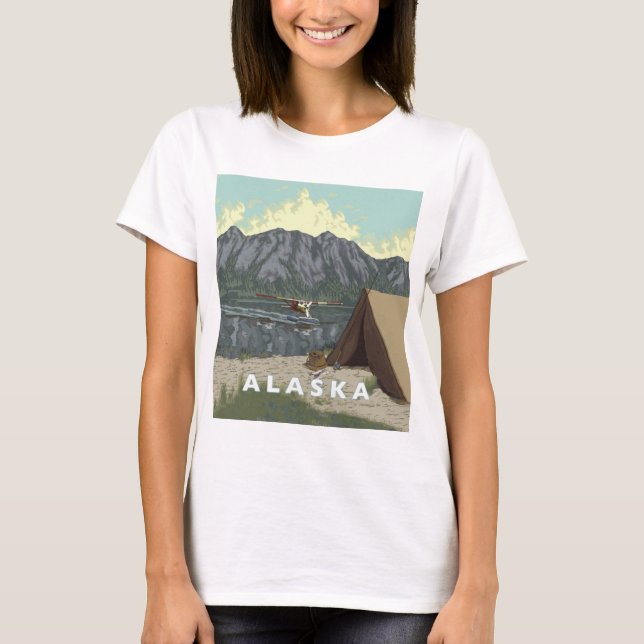 Camiseta Alaska Bush Plane Souvenirs (Anverso)