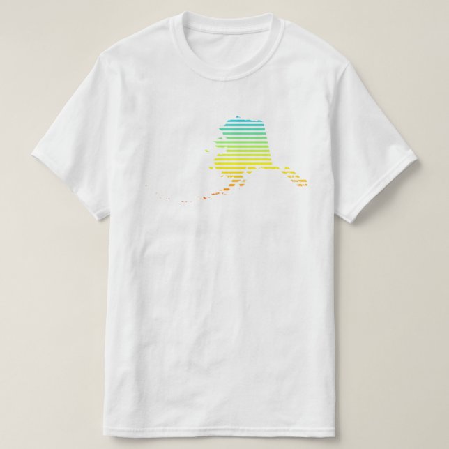 Camiseta alaska chill fade (Diseño del anverso)