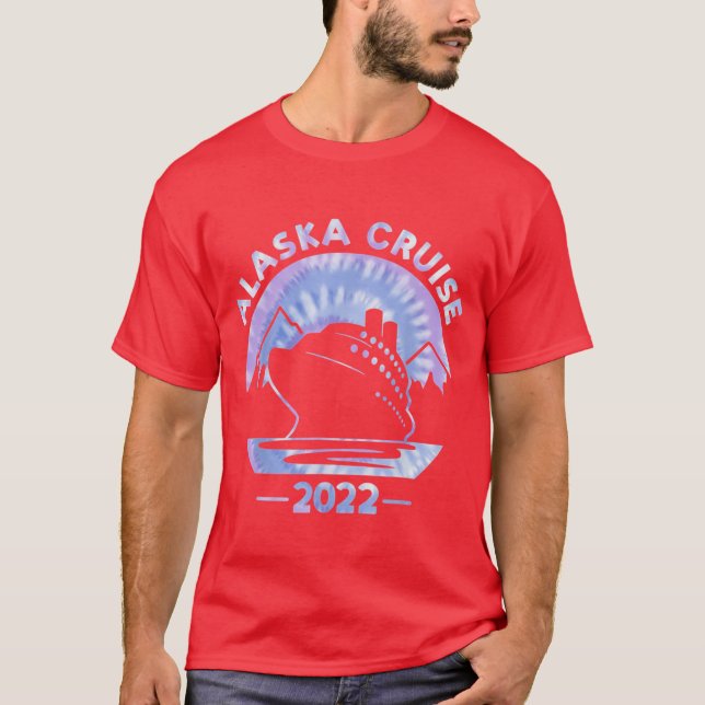 Camiseta Alaska Cruise 2022 Tie Dye Print Family Alaskan Cr (Anverso)