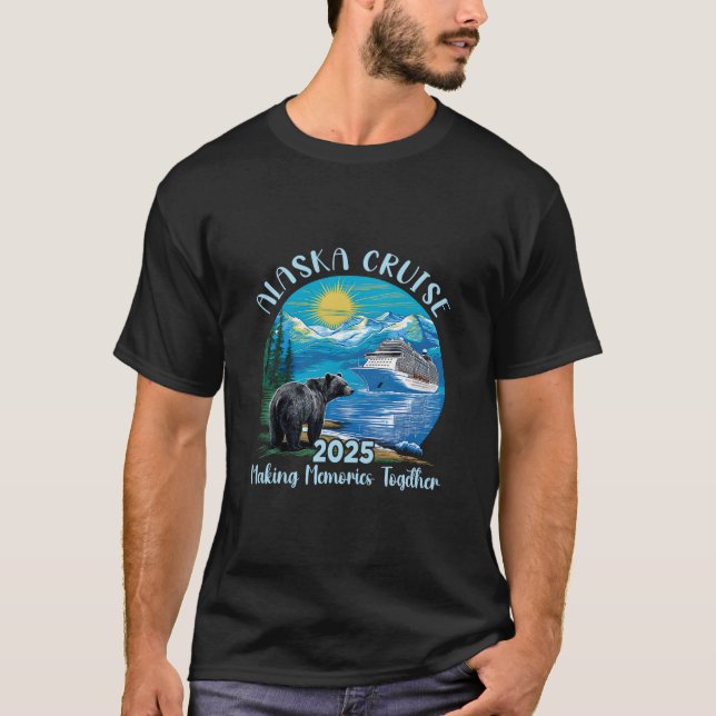 Camiseta Alaska Cruise 2025 Matching Family Friends Alaskan (Anverso)