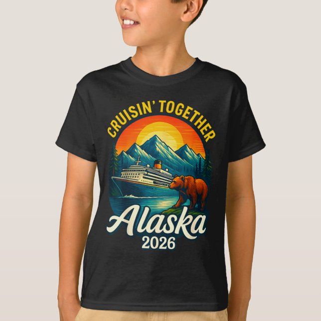 Camiseta Alaska Cruise 2026 Cruisin Together Matching Famil (Anverso)