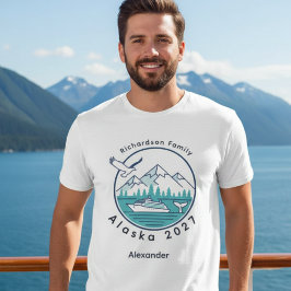 Camiseta Alaska Cruise Ship Family Trip T-Shirt