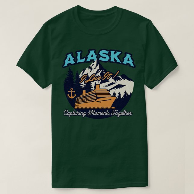 Camiseta Alaska Cruise Vacation TShirt (Diseño del anverso)
