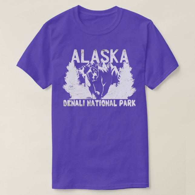 Camiseta Alaska Denali Parque Nacional de los Estados Unido (Diseño del anverso)
