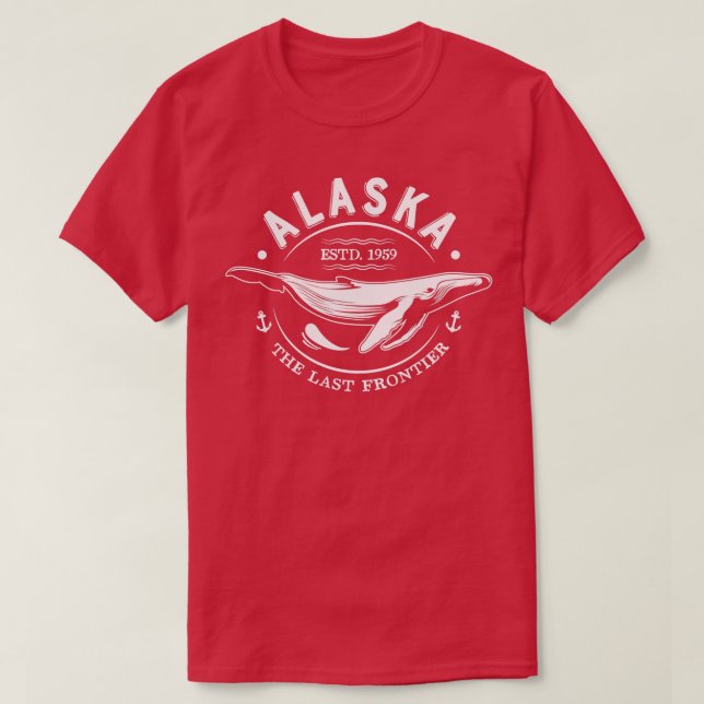 Camiseta Alaska El Último Cruceros Fronterizo A Casa Ballen (Diseño del anverso)
