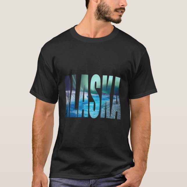 Camiseta Alaska Gift Souvenir Aurora Borealis Northern Ligh (Anverso)