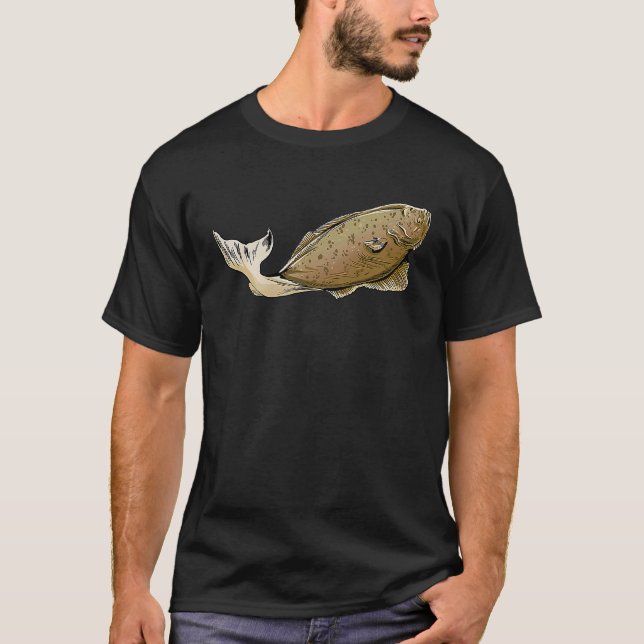 Camiseta Alaska Halibut Fishing Lures Jigs Fish Artwork Fis (Anverso)