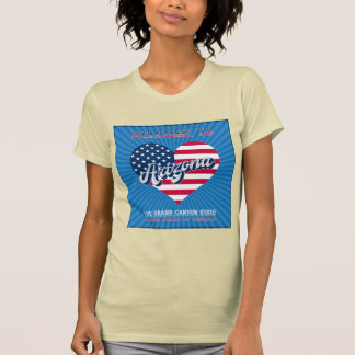 Camiseta Alaska Heart USA Flag – 4th July Patriotic Alaska