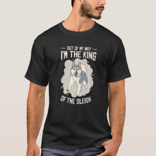 Camiseta Alaska Husky Trineo de perros de carreras de trine
