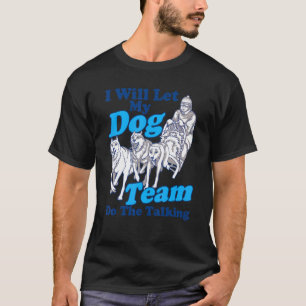 Camiseta Alaska Husky Trineo Perro de Carreras Perro de Tri