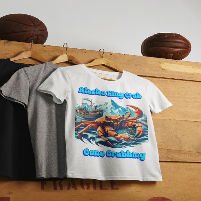 Camiseta Alaska King Crab Old Crabby Bastard (Subido por el creador)