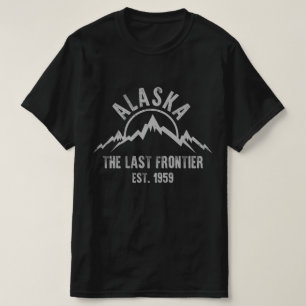 Camiseta Alaska La Última Frontera Est 1959 Montañas Natura