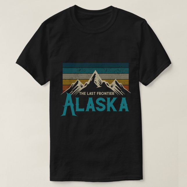 Camiseta Alaska La Última Frontera Vintage (Diseño del anverso)