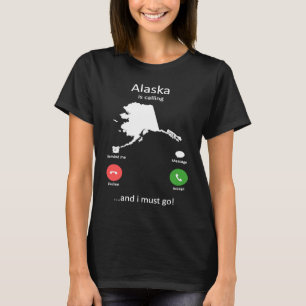 Camiseta Alaska llama y el rico muss gehen Funny Alaska
