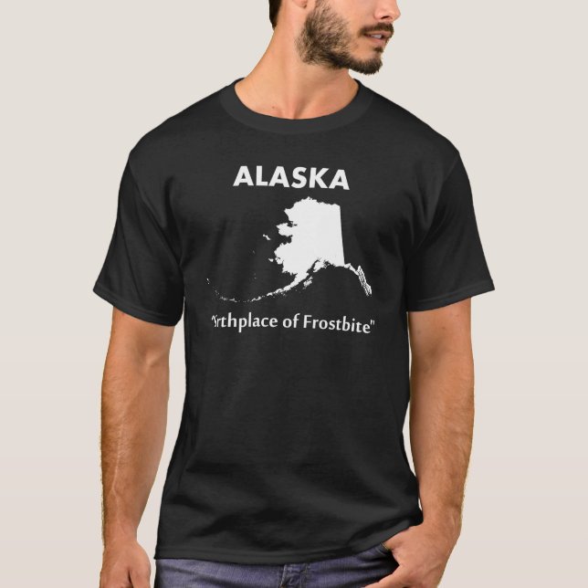 Camiseta Alaska - Lugar de nacimiento de la congelación (Anverso)