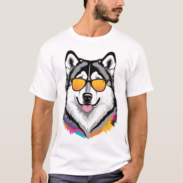Camiseta Alaska Malamute (Anverso)