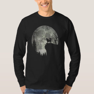Camiseta Alaska Malamute y Halloween de Luna