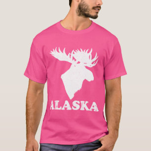Camiseta Alaska Moose Elk Head Molesto