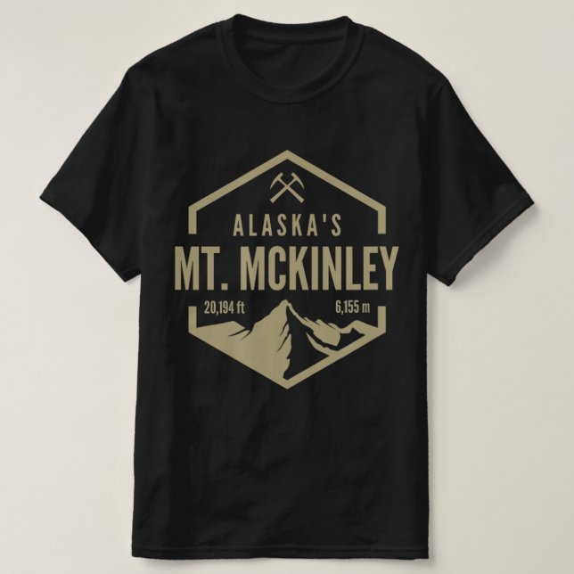Camiseta Alaska Mt McKinley  (Diseño del anverso)