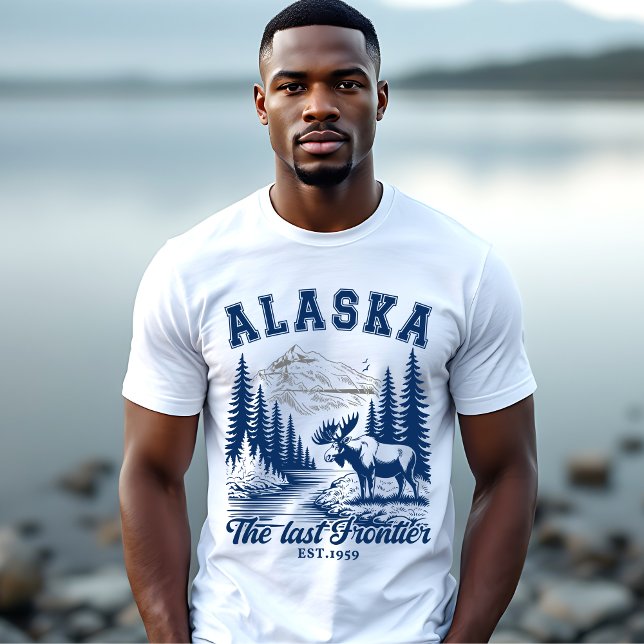 Camiseta Alaska Nature Escape with Moose (Subido por el creador)