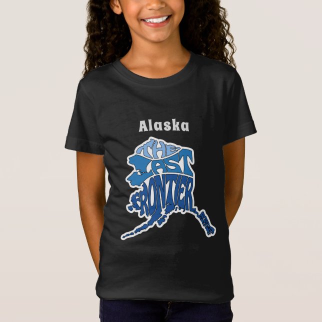 Camiseta Alaska Nickname Word Art (Anverso)