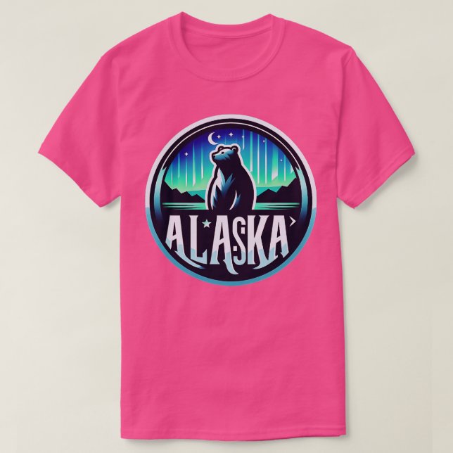 Camiseta Alaska NoNorthern Lights Viendo Vacaciones (Diseño del anverso)