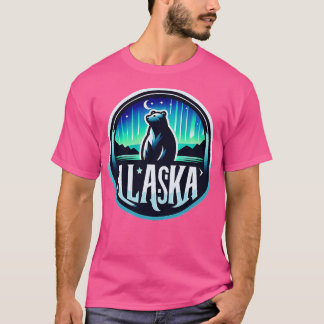 Camiseta Alaska NoNorthern Lights Viendo Vacaciones