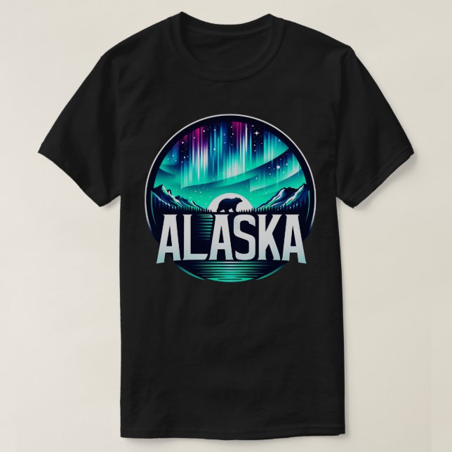 Camiseta Alaska NoNorthern Lights: Viendo Vacaciones 2 (Diseño del anverso)