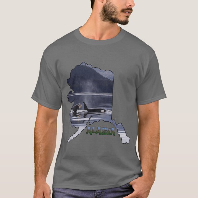 Camiseta Alaska Orca Ballenas (Anverso)