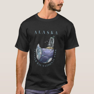 Camiseta Alaska Pacific Ocean Sea Creations Glaciar Bay Nat