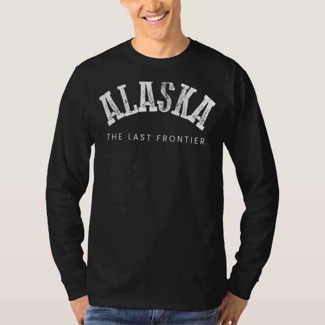 Camiseta Alaska Para Mujeres Gráfico De La Última Frontera  (Anverso)