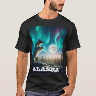 Camiseta Alaska por Coolbearstuff.com