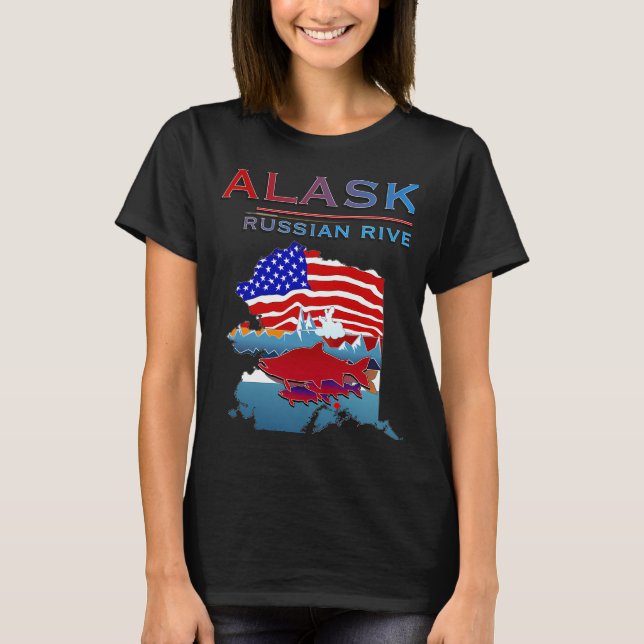 Camiseta ALASKA Río Ruso II (Anverso)