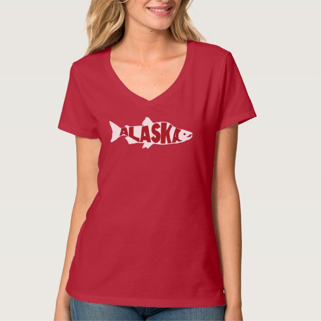 Camiseta Alaska Salmon (Anverso)